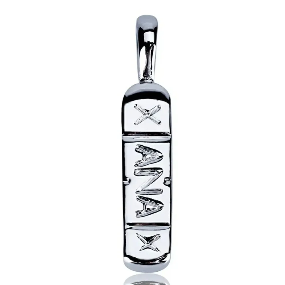 Stainless Steel Pill Necklace
